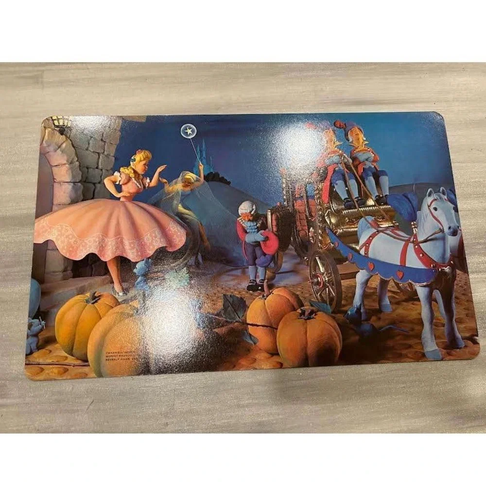 Vintage Maxwell Dorne Moppet Products Fairy Tale Placemats Set of 4 Double Sided